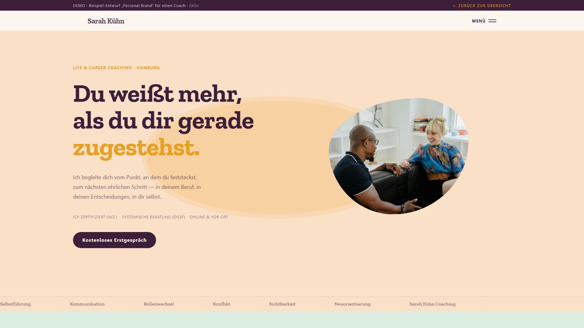Demo: Personal Brand / Transformation